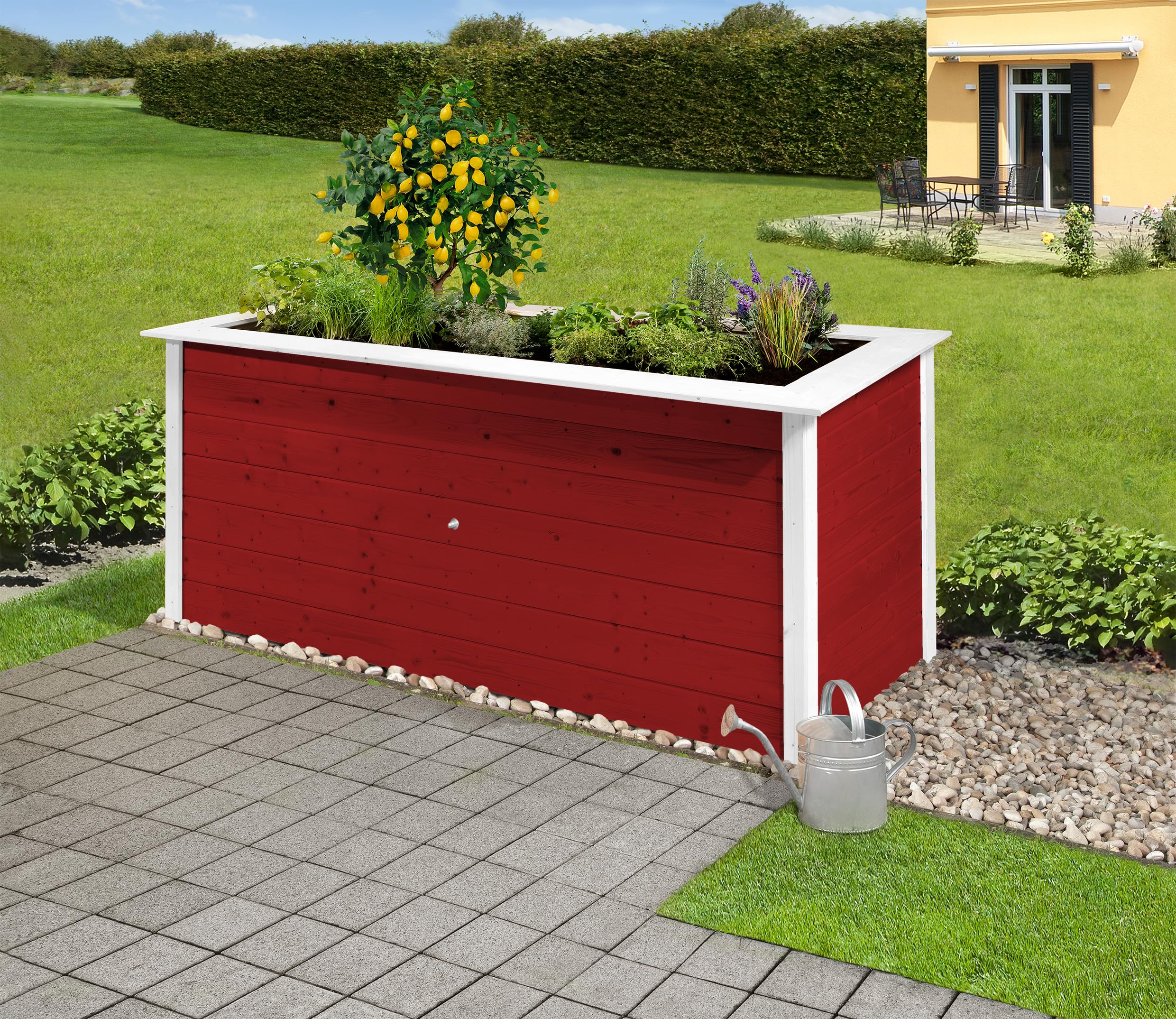 weka-profi-hochbeet-669-c-schwedenrot-weiss-28-mm image 2