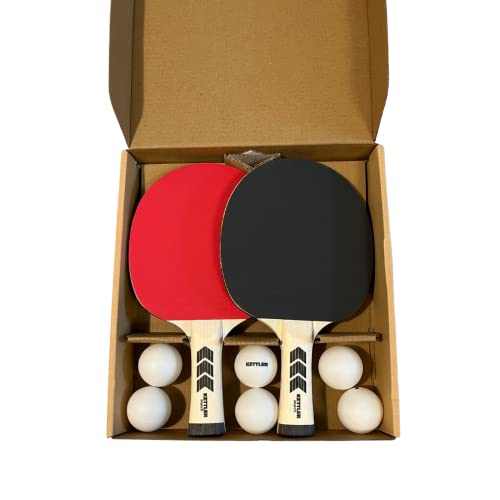 kettler-tischtennis-set-match-2-schl-ger-3-b-lle-indoor-outdoor image 6